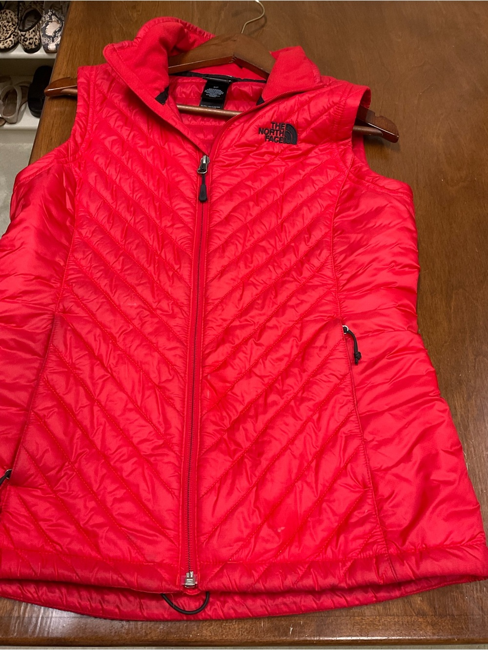 The North Face Women's Red Quilted Insulated Vest